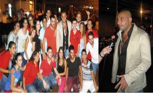 محمد دقدوق يلبي واجبه الإنساني رغم المطر