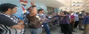 طلاب بالثانوية بالمنيا يتظاهرون احتجاجا علي قرار الوزير بمادة اضافية 