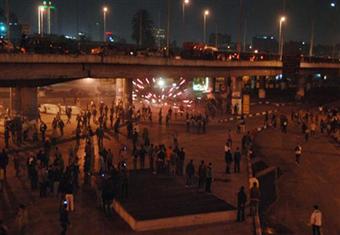 هدوء حذر بمحيط كوبري أحمد عرابي بالمهندسين بعد فض الاشتباكات