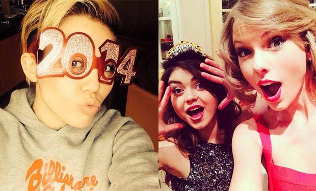 ماذا فعل المشاهير في أول أيام 2014؟