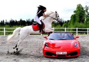 ما معنى أن نقول أن قوة السيارة 200 حصان ؟ 