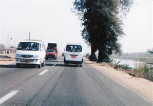 إعادة الحركة المرورية إلى طبيعتها على الطريق الزراعي بقليوب