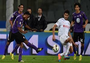 ثلاثية فيورنتينا في مرمى الإنتر بالكالشيو تحت أنظار حجازي على مقاعد البدلاء