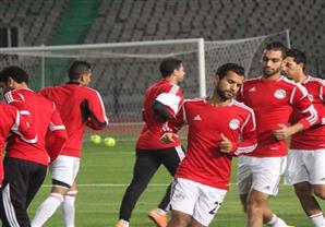 بالصور- صلاح والنني وحمودي بمران المنتخب استعدادا للسنغال