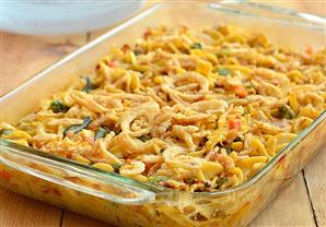 طريقة عمل صينية التونا والخضار المخبوز