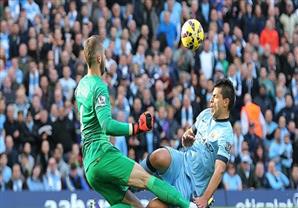 هدف أجويرو في مرمى يونايتد بقمة مانشستر