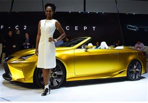 بالصور: شاهد وحش لكزس الجديد بمعرض لوس أنجلوس