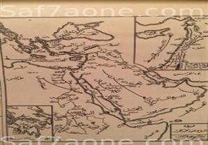 خريطة الامبراطورية المصرية تضم مصر والسودان والشام ونجد والحجاز وأجزاء من ليبيا وتركيا