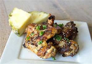 طريقة عمل فراخ مشوية بالزبادي والأناناس