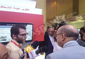 عدوي: لدينا خطة تمكننا من استخدام تكنولوجيا المعلومات في تطوير الخدمات الصحية