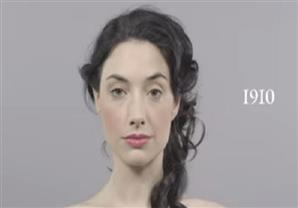 معايير جمال النساء خلال 100 عام في دقيقة ونصف