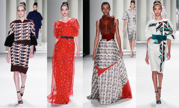خريف 2014 من Carolina Herrera: لا بساطة في الألوان ولا القصات