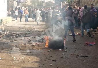 تجدد الاشتباكات بين قوات الأمن وأنصار الإخوان أعلى كوبري المطرية