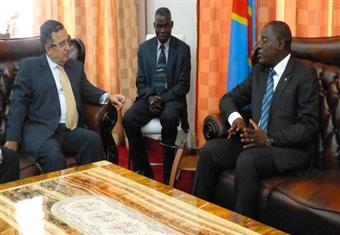 فهمي يعرض ''التطورات الإيجابية'' في مصر خلال لقاءه برئيس البرلمان الكونغولي