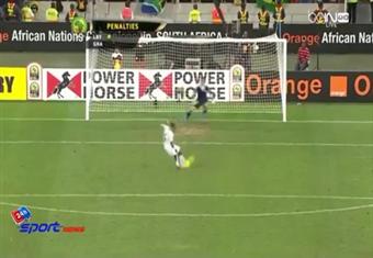 ركلات الترجيح ليبيا وغانا  4-3 بنهائي بطولة أفريقيا للاعبين المحليين