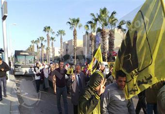 انطلاق مسيرة مؤيدة للإخوان من مسجد إمبابي بالمعادي