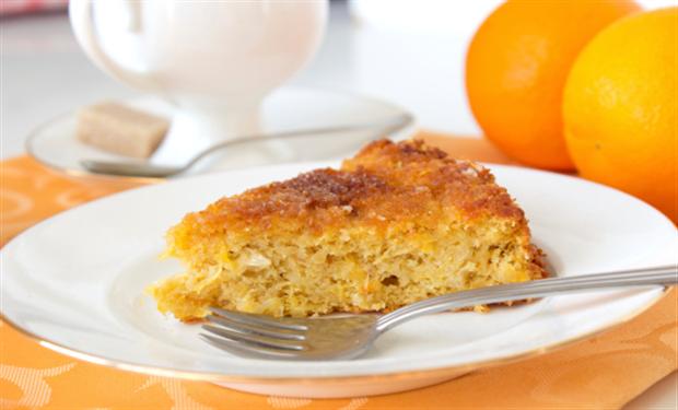 كيكه البرتقال الدايت  