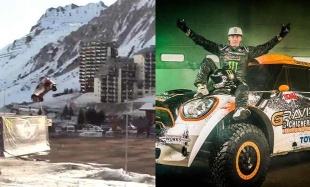 فيديو : محاولة القيام بأطول قفزة فى العالم تنتهى بتحطم السيارة