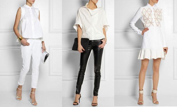 كلاسيكية القميص الأبيض ستنقذك في طلات الربيع! 