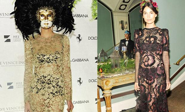 عارضتان كشفتا عن ملابسهما الداخلية وغطتا رأسهما لسبب خيري!!