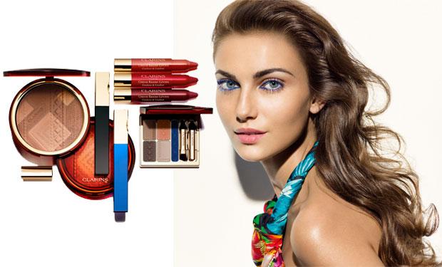 ألوان البرازيل الاستوائية لمكياج Clarins هذا الربيع 