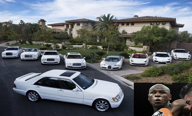 تعرف على مجموعة السيارات البيضاء الخاصة بالملاكم فلويد ماي ويزر