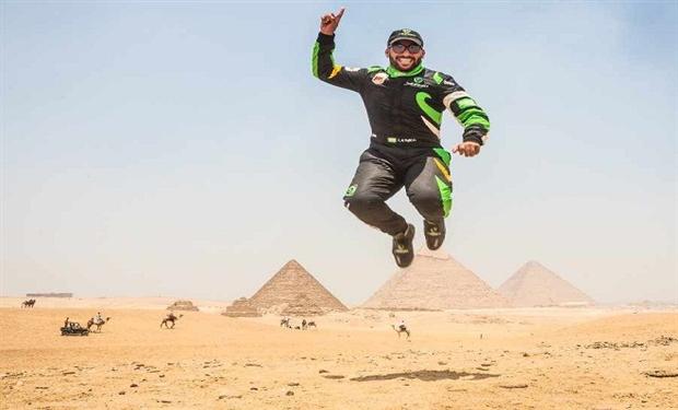 الراجحى بطلاً للعالم بعد الفوز برالى الفراعنة