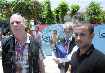 وفد الاتحاد الأوروبي يتابع سير الانتخابات بالوادي الجديد