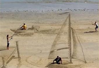 شواطئ برسوم ثلاثية الأبعاد