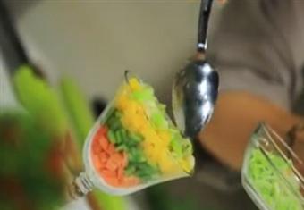 سلطه ملونه طبقات من حلو وحادق مع سالى فؤاد 