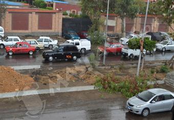 عدسة مصراوي ترصد سقوط أمطار ببعض مناطق العاصمة