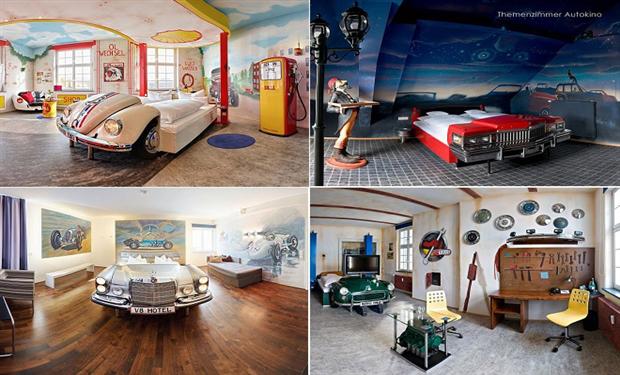 صور وفيديو : فندق ال V8 بشتوتجارت ,,, الوحيد من نوعه فى العالم