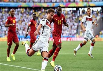 ردود فعل متباينة بعد تعادل غانا مع الماكينات الألمانية