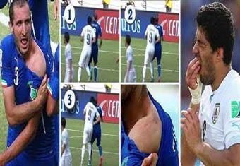 سواريز يعود إلى أوروجواي بعد إيقاف الفيفا له بعد عض مدافع إيطالي