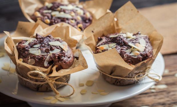 مافن السكر والقرفة بشوكولاتة النوتيلا