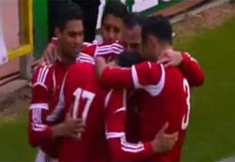 النني يحرز أول هدف دولي في تاريخه