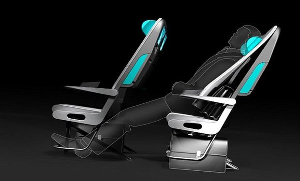 بالصور و الفيديو: الكشف عن تصاميم جديدة لمقاعد الطائرات 
