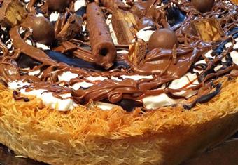 طريقة سهلة عمل كنافة بالشيكولاتة 