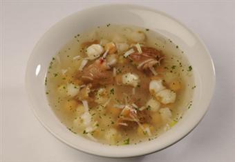 كوارع بشوربة الحمص