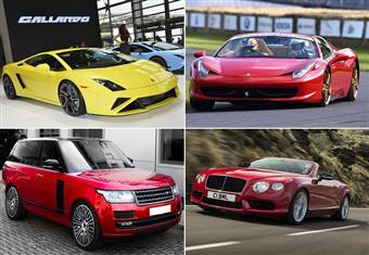 تعرف على أكثر 10 سيارات يقتنيها نجوم كرة القدم