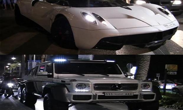 بالصور و الفيديو : يزيد الراجحي يغزو شوارع لندن بسياراته الفائقة