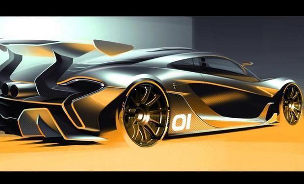 ماكلارين تكشف عن تصميم سيارتها بي1 جي تي آر الخارقة 