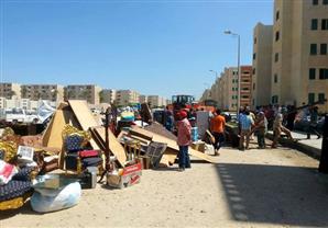 بالصور - استعادة 220 وحدة سكنية ''مغتصبة'' وإزالة التعديات بالمدن الجديدة 