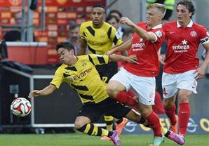 ماينز يتعادل مع جلادباخ.. واوجسبورج يهزم فولفسبورج بالدوري الألماني