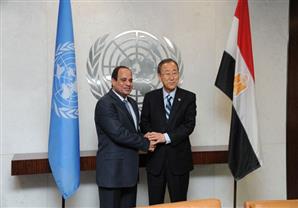 السيسي يلتقي اليوم بنيويورك رؤساء فلسطين والعراق وموريتانيا وجنوب السودان