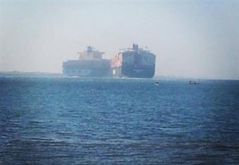 اصطدام سفينة حربية روسية وسفينة شحن قبالة سواحل اسطنبول 