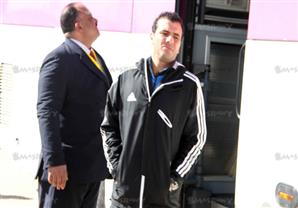 بالصور- وصول لاعبي الأهلي لملعب الجونة وسط تشديد أمني مكثف