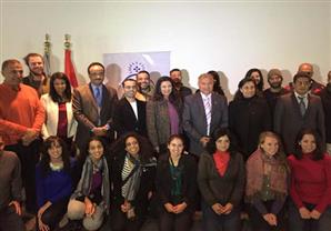 بالصور..محافظ الأقصر يلتقي فريق ''كوبتك أورفانز''