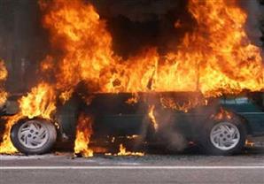 محاسب في العجوزة.. ترك سيارته أمام النادي ففوجئ باحتراقها