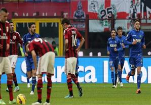 أهداف (ساسولو 2- ميلان 1 ) في الدوري الإيطالي 